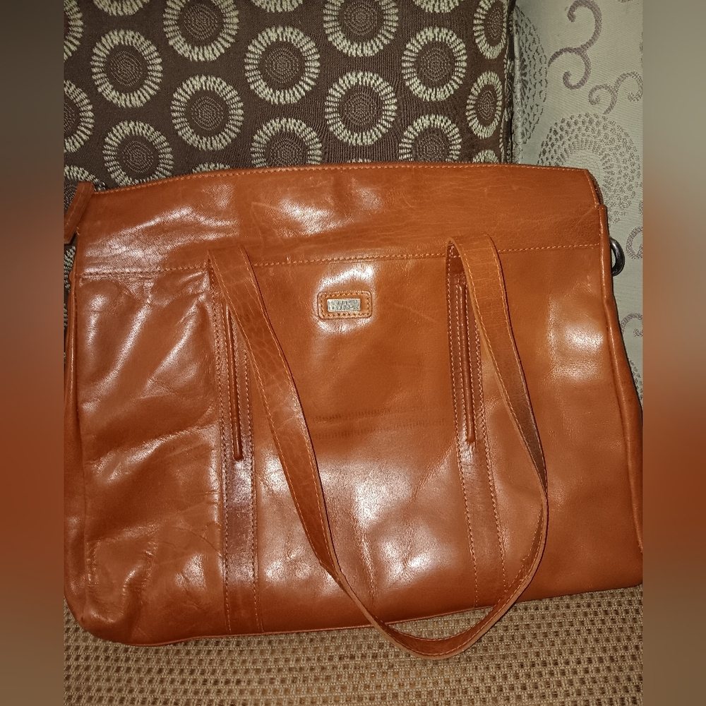 Spikes & Sparrow leather laptop business bag